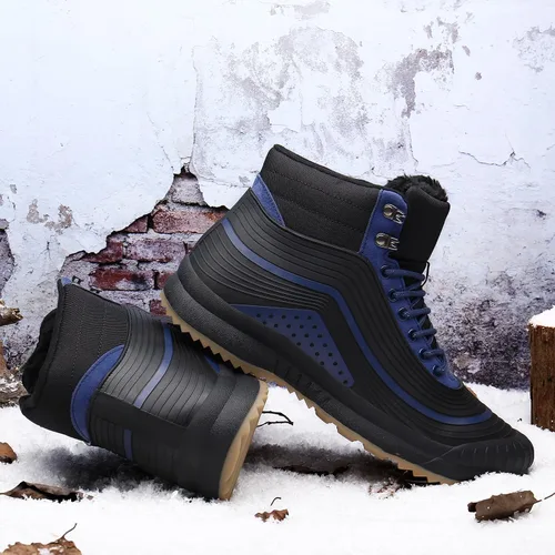 Vista 7 de ulogu Snow Boots for Men WomenInsulated Waterproof Fur Lined BootiesLightweight Winter Shoes