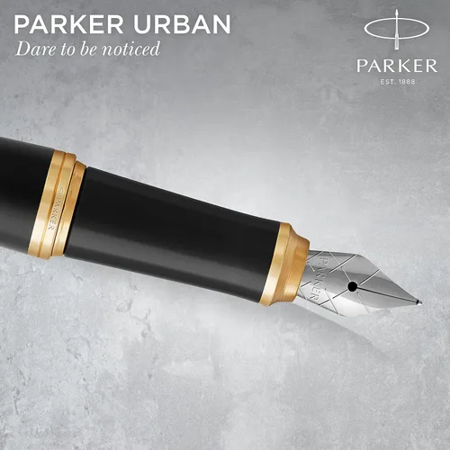 Vista 4 de Parker Urban pluma estilográfica, punta fina, tinta azul recargable