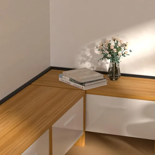 Vista 6 de Moldura Flexible de Cuarto de Círculo, Moldura de Cuarto de Círculo Despegar y Pegar, Moldura de Corona y Moldura de Zócalo