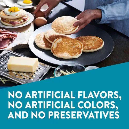 Vista 5 de Krusteaz Mezcla de proteína para panqueques y waffles, 0.51 onzas de proteína por porción, cajas de 20 onzas (paquete de 8)