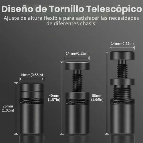 Vista 2 de upHere - Soporte de GPU, Soporte para tarjeta gráfica GPU, Soporte de hundimiento para tarjeta de video, Soporte de GPU, S (26mm-50mm)