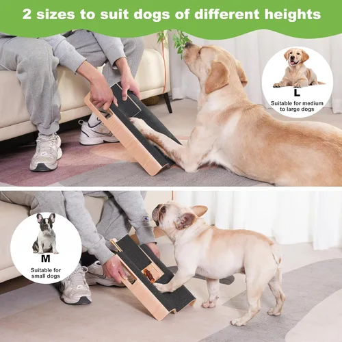 Vista 9 de Almohadilla Rascadora de Uñas para Perros en Forma de M con Caja de Golosinas, Tablero Rascador de Uñas para Perros Grandes, Juguete Lima de Uñas