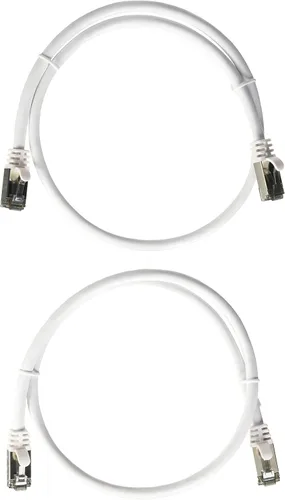 Vista 6 de Nippon Labs Cable Ethernet Cat8 60CAT8-0.5-26RD Cat8 de 0.5 pies Serie Slim - Rojo 2GHz, 40G, S/FTP - Cable de conexión blindado 40Gbps 2000Mhz