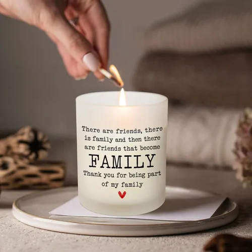 Vista 5 de TEEZWONDER Regalos de cumpleaños para mejores amigas – Vela de lavanda vainilla de larga duración de 10 onzas – Regalos de cumpleaños de amistad