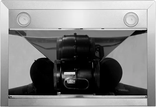 Vista 8 de COSMO COS-63175 - Campana extractora de montaje en pared de 30 pulgadas Vista Collection 380 CFM con conducto, controles de botón, luces LED, acero