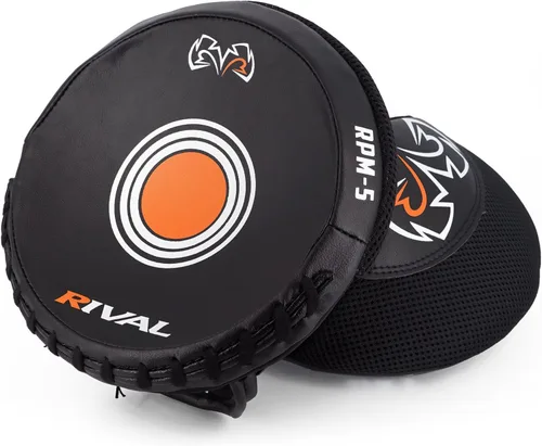 Vista 4 de RIVAL Boxing RPM5 2.0 - Manoplas parabólicas para punzonado de precisión y combinación, superficie de impacto de 7 pulgadas de diámetro