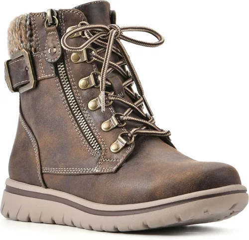 Vista 3 de CLIFFS BY WHITE MOUNTAIN Botas Hearty para mujer, Blanco