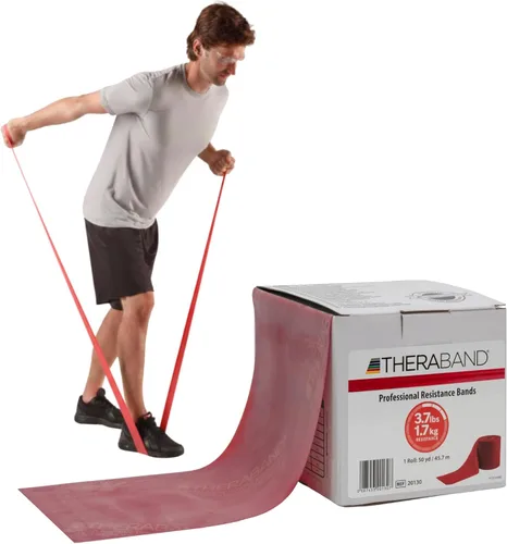 Vista 10 de THERABAND Resistance Band, Special Heavy, 50-Yard Roll, Elastic Band for Exercise