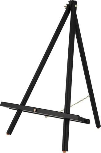 Vista 15 de Creative Mark Thrifty - Caballete de madera para pintar una sola unidad, peso ligero duradero, ángulo ajustable para dibujar y pintar, acabado