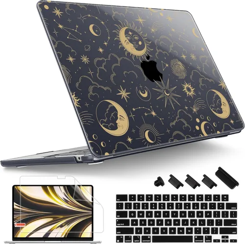 Vista 35 de Tuiklol Funda rígida para MacBook Air 2026, 2025, 2024, 2023, modelo M5, A3448, M4, A3241, M3, A3114, M2, A2941, funda rígida para MacBook de 15.3