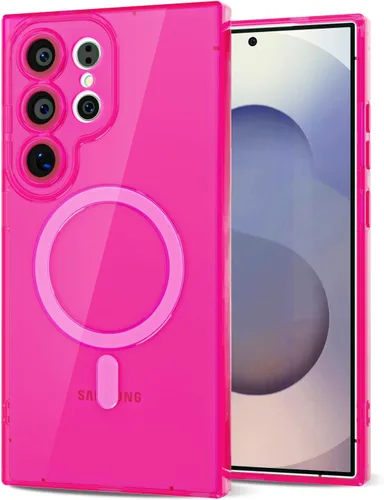 Vista 21 de Svanove Funda para Samsung Galaxy S22 Transparente Compatible con Magsafe Silicone, Funda Magnética Mag Safe Transparente Delgada Bonita, Estética