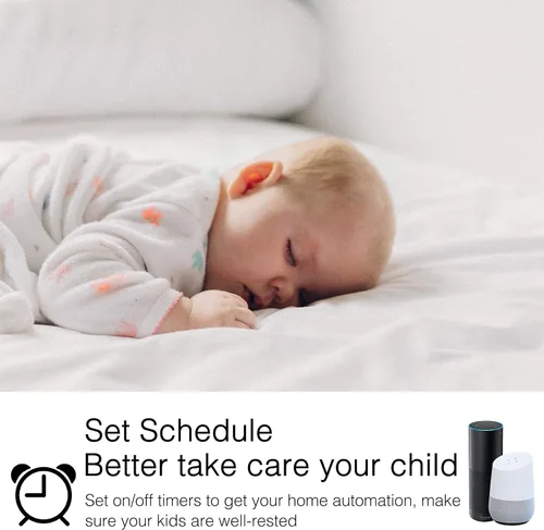 Vista 8 de KTMC Paquete de 4 enchufes inteligentes, compatible con Alexa y Google Home, no requiere concentrador, control remoto, certificado ETL