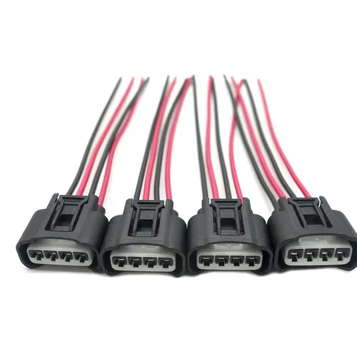 Vista 7 de 4 paquetes de conector de bobina de encendido compatibles con Toyota Scion Pontiac Chevrolet Chevy Lexus, arnés de conector de bobina de encendido