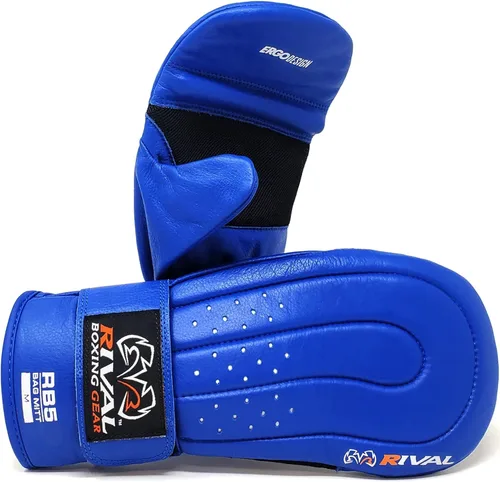 Vista 8 de RIVAL Guantes de boxeo RB5, sensación de perforación, entrenamiento de resistencia cero para activar músculos de contracción rápida