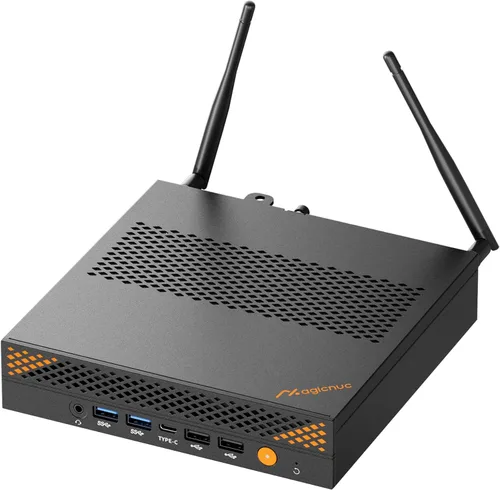 Vista 10 de Mini PC AS1 con Ryzen 5 3550H, 16 GB DDR4 512 GB SSD Mini escritorio, triple pantalla USB-C/HDMI/DP/Wi-Fi 5/BT5.0 Mini computadora