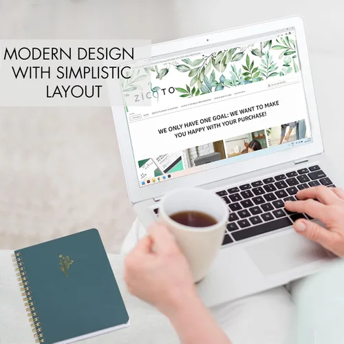 Vista 7 de Hermoso libro de contraseñas con pestañas alfabéticas - Guardián de contraseñas de bolsillo perfecto para personas mayores