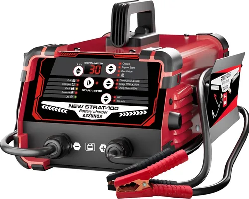 Cargador de batería de coche de 12V 24V y arrancador de motor de 130A, mantenedor automático de batería de 0-30A, con arranque de motor,
