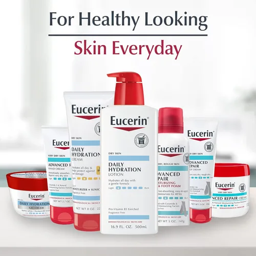 Vista 12 de Eucerin Loción corporal de hidratación diaria, loción corporal sin perfume para piel seca sensible, regalos de vacaciones para cuidado personal