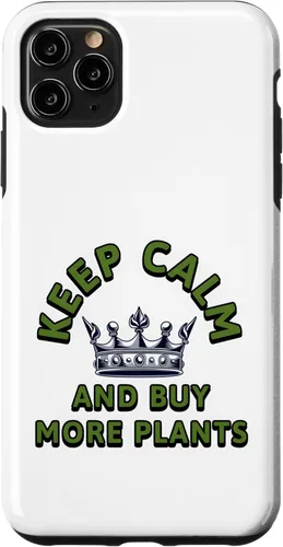 Vista 13 de Keep Calm and Buy More Plants Plant Lover Botanical Art Case for iPhone 16
