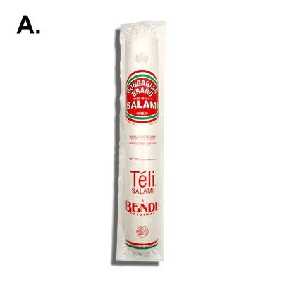 Vista 2 de Bende Teli Salami Salami Seco Estilo húngaro appx 2 lb