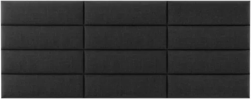Vista 387 de Vänt - Paneles tapizados de cabecera para montar en la pared, diseño Isabelle, 60 x 23 pulgadas, configuración de 4 paneles individuales