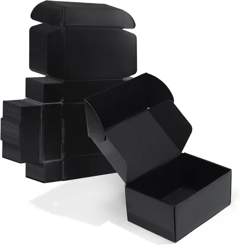Vista 41 de ZBEIVAN Juego de 50 cajas de envío blancas de 3 x 3 x 3 pulgadas, cajas de cartón corrugado para embalaje de regalos de correo de pequeñas empresas