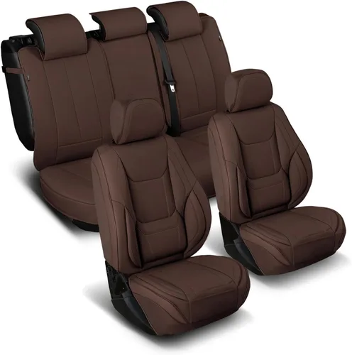 Vista 15 de Coverland Custom Car Seat Covers Compatible with 2016-2024 Chevy Camaro Bucket Seats Convertible Style Seat - Premium Leather Memory Foam Waterproof