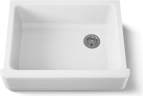 Vista 63 de KOHLER haven Smart Divide, fregadero de cocina recorte inteligente, montaje inferior, reborde delantero, doble con reborde alto 35-1/2 pulgadas x