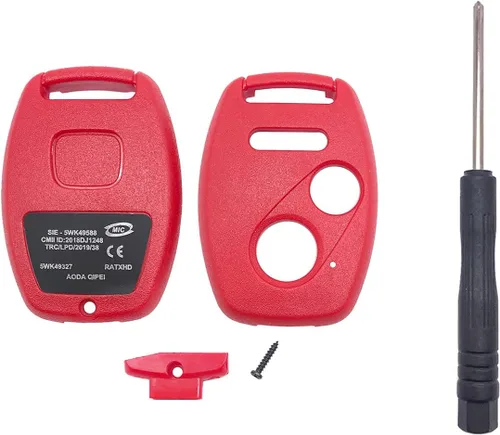 Vista 7 de Horande - Funda de reemplazo para llavero con carcasa, compatible con 2006 2007 2008 2009 2010 2011 Honda Accord Civic CRV Pilot Ridgeline Odyssey