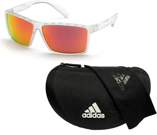 Vista 3 de Adidas SP0010 Gafas de sol rectangulares para hombre + paquete con kit de diseño iWear