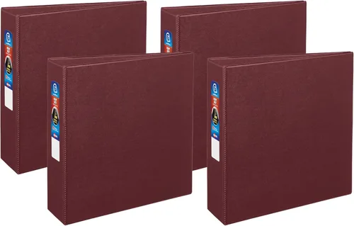 Vista 9 de Carpeta dura Avery con anilla de bloqueo EZD con sistema one touch, Azul 3 pulgadas