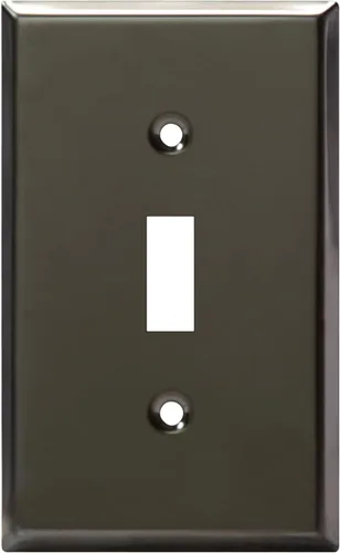 Vista 19 de ENERLITES Placa de pared metálica para interruptor de luz de palanca, cubierta de interruptor de acero inoxidable, resistente a la corrosión