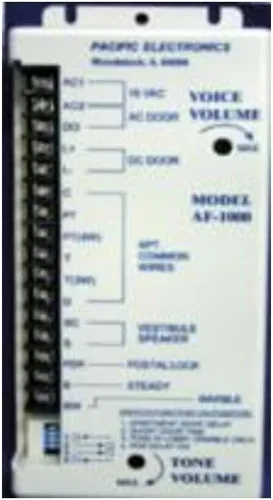 Pacific Electronics af-1000 Pacific Electronics Amplificador para estaciones de tipo de bocina 3, 4, 5 o 6 Wire (1 C/U)