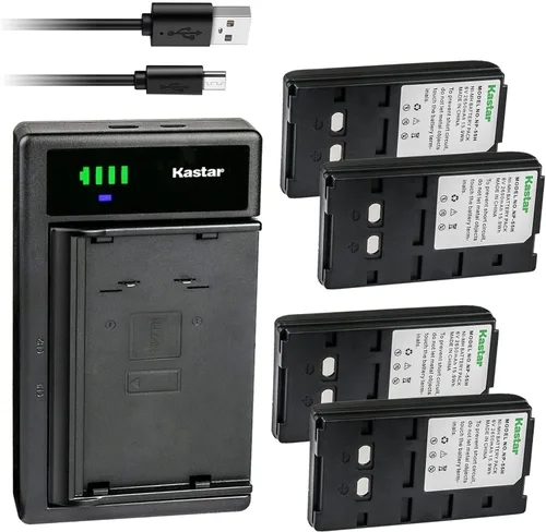 Vista 7 de Kastar LTD2 - Cargador de batería USB NP-55H compatible con Sony NP-33 NP-55 NP-55H NP-66 NP-68 NP-77 NP-77H NP-77H NP-78 NP-90 NP-98H NP-99, Sony