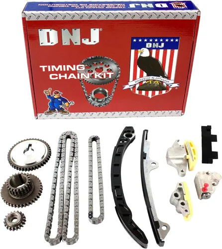 DNJ Kit de cadena de distribución TK657 para Nissan 2005-2017, Suzuki Altima, Equator, Frontier 2.5L L4 16V DOHC 2488cc