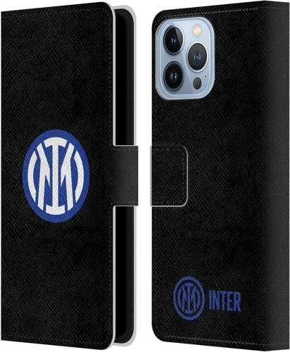 Vista 66 de Head Case Designs Officially Licensed Inter Milan Flag Badge Leather Wallet Case Compatible with Apple iPhone 7 Plus/iPhone 8 Plus