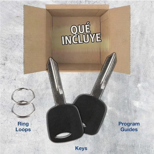 Vista 2 de 2 llaves de coche KeylessOption para Ford Expedition Explorer F-150 Mustang Lincoln Navigator Mazda Mercury, H72-PT 4C, guía de programación incluida