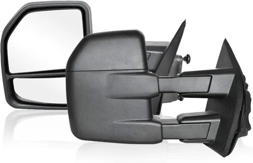 Vista 8 de Espejos de remolque compatibles con Ford F150 2004-2014, espejos laterales de remolque telescópicos manuales y plegables