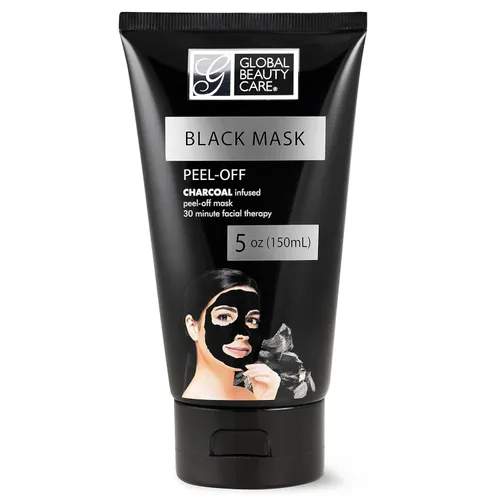 Global Beauty Care Máscara negra despegable – Mascarilla facial de carbón para limpieza profunda, eliminación de puntos negros, minimización de