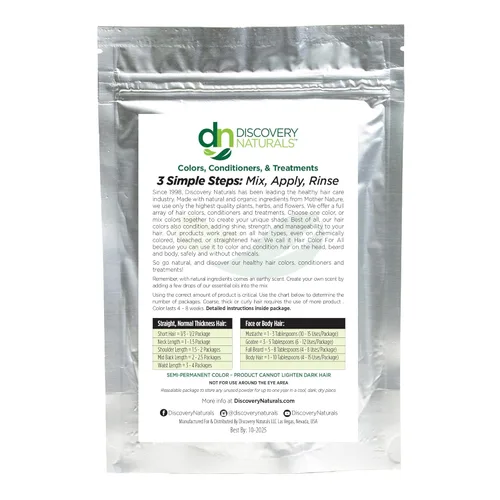 Vista 2 de Tintura para el cabello y las cejas Henna Maiden: 100 % natural y sin químicos