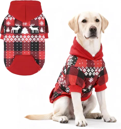 Vista 10 de KOOLTAIL Sudadera con capucha de primavera para perro, ropa para mascotas, suéter con sombrero y bolsillo para perros de tamaño mediano y grande