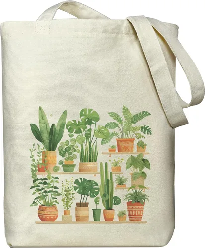 Vista 17 de itgowisa Bolsa de lona para mujer, bolsa de mano con bolsillo interior con cremallera, bolsa de lona con cremallera para compras, trabajo