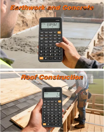 Vista 6 de Calculadora de Construcción Industrial y Científica ROATEE: Calculadora de Ingeniería para Contratista, Carpintero, Calculadora de Bolsillo