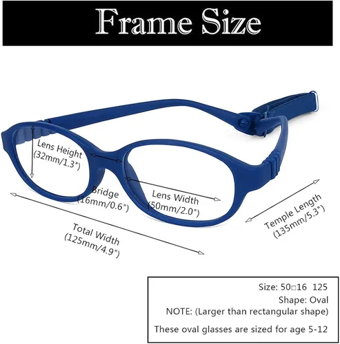 Vista 4 de Marco de lentes ópticos para niños tr90 flexible flexible flexible de una pieza para niñas y niños