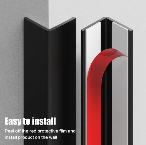 Vista 121 de Mini protectores de esquina autoadhesivos transparentes para pared, bonitos protectores de esquina y protector de bordes para marco de puerta