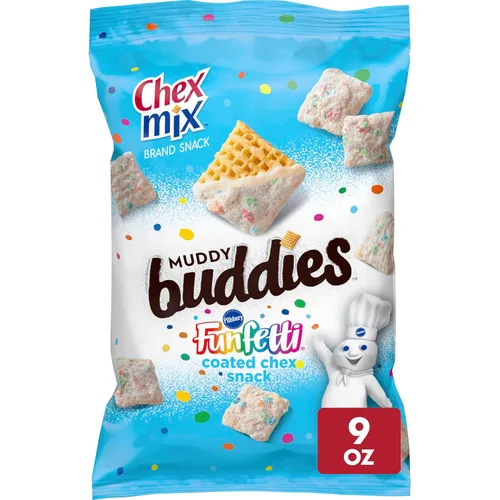 Vista 6 de Chex Mix Muddy Buddies, Mix de aperitivos de galletas OREO y crema, 9 oz