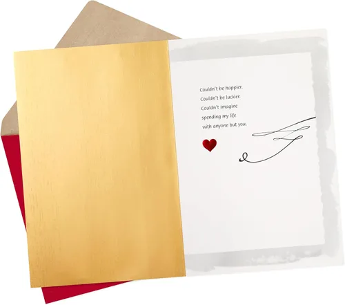 Vista 2 de Hallmark - Tarjeta romántica del Día de San Valentín (Tú y yo) para aniversario, amor, cumpleaños romántico, día más dulce