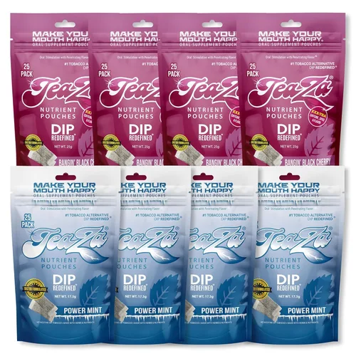 Vista 16 de Teaza Bolsas energéticas a base de hierbas, para masticar tabaco, alternativa sin nicotina, sin humo, tabaco alternativo y inmersión saludable