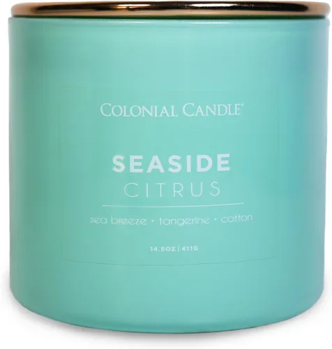 Vista 39 de Colonial Candle Winter Woods - Vela perfumada en frasco, colección Pop of Color, 3 mechas, verde, 14.5 onzas, hasta 60 horas de combustión