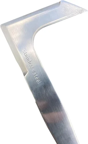 Vista 3 de Herramienta de desbroce de grietas de patio Garden Guru con mango ergonómico – Desmalezador de acero inoxidable para grietas de acera y entrada